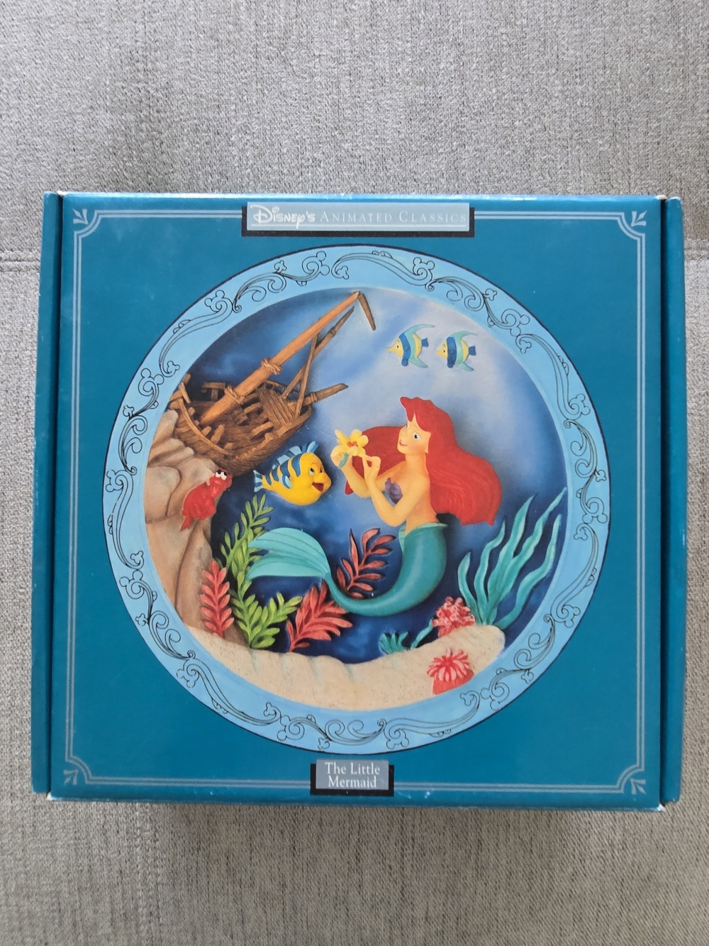 Disney The Little Mermaid Collectible 3D Relief Plate